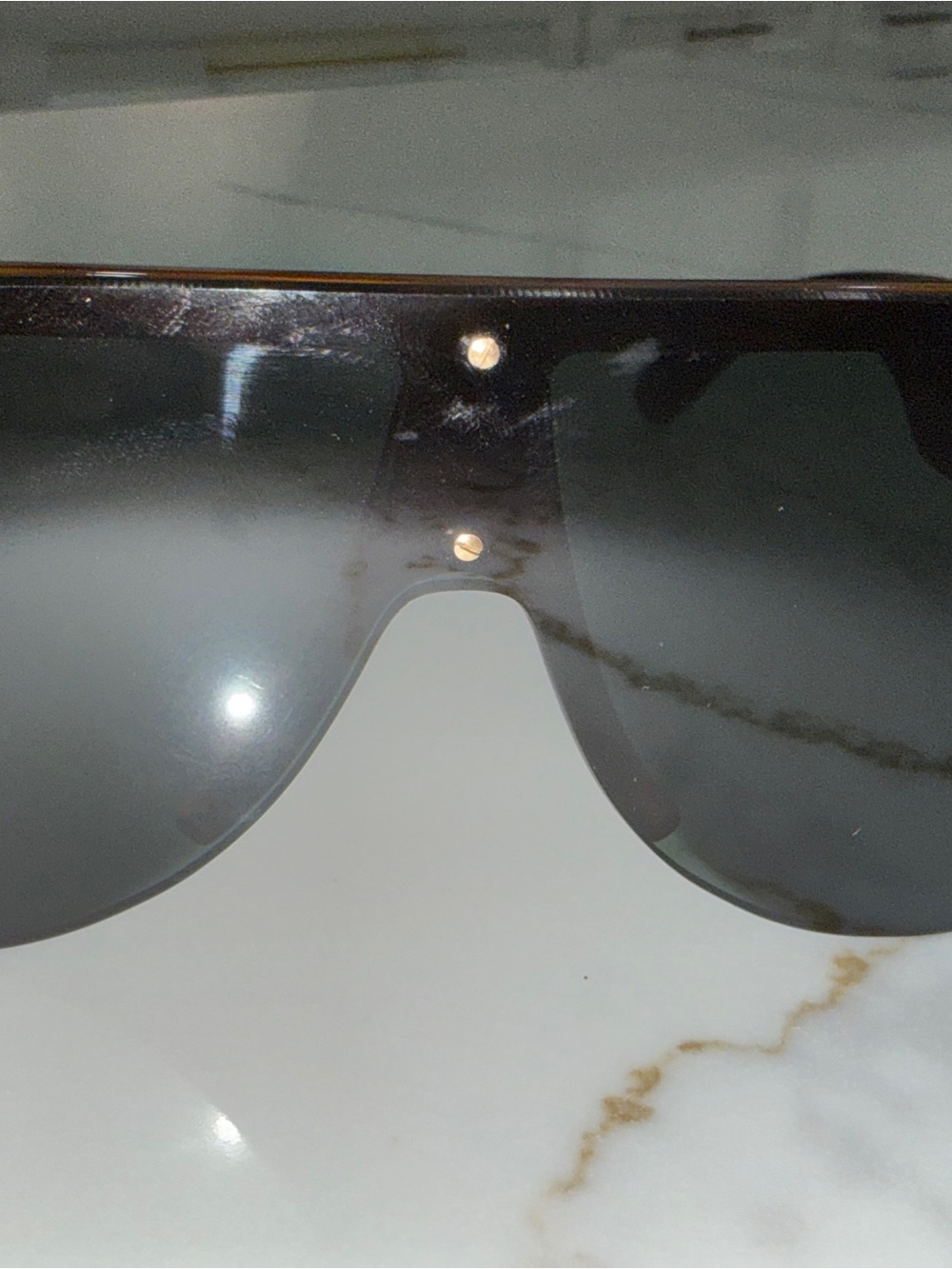 Versace Tortoiseshell Sunglasses with Gold Medallion Accent - Picture 2 of 4